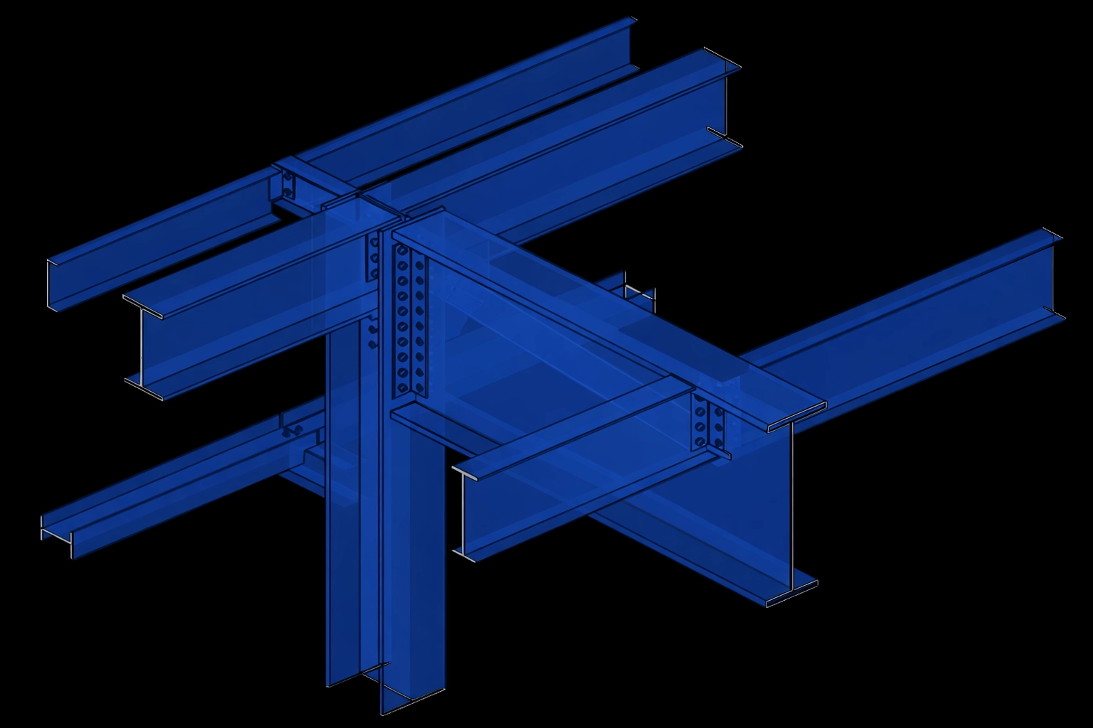 Steel connection model